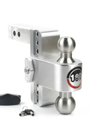 Weigh Safe 180 Hitch 6in Drop Hitch & 2in Shank (10K/12.5K GTWR) - Aluminum Authentic