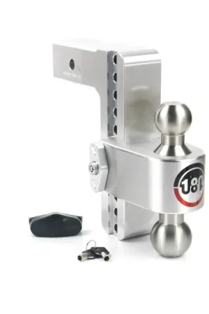 Weigh Safe 180 Hitch 8in Drop Hitch & 2.5in Shank (10K/18.5K GTWR) - Aluminum Same Day Shipping