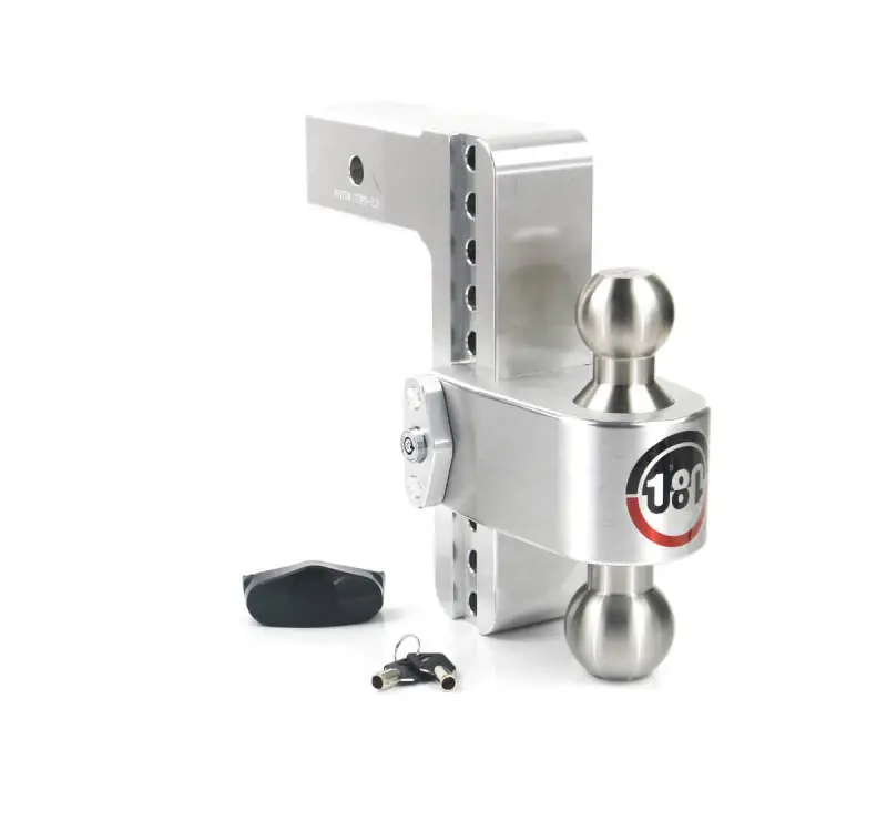 Weigh Safe 180 Hitch 8in Drop Hitch & 2.5in Shank (10K/18.5K GTWR) - Aluminum Same Day Shipping