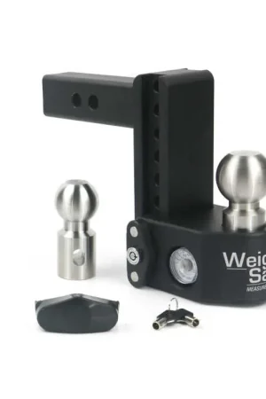 Don’t Miss Out Weigh Safe 6in Drop Hitch w/Built-in Scale & 2in Shank (10K/15K GTWR) - Steel