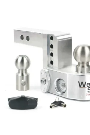 Bargain Weigh Safe 4in Drop Hitch w/Built-In Scale & 2in Shank (10K/12.5K GTWR) - Aluminum