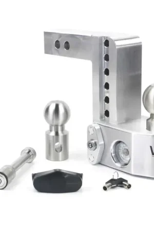 Price Cut Weigh Safe 6in Drop Hitch w/Built-in Scale & 2in Shank (10K/12.5K GTWR) w/WS05 - Aluminum