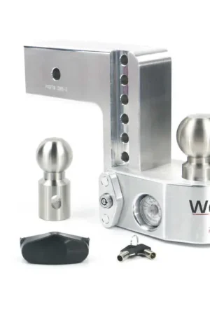 Weigh Safe 6in Drop Hitch w/Built-in Scale & 3in Shank (10K/21K GTWR) - Aluminum Buy Direct