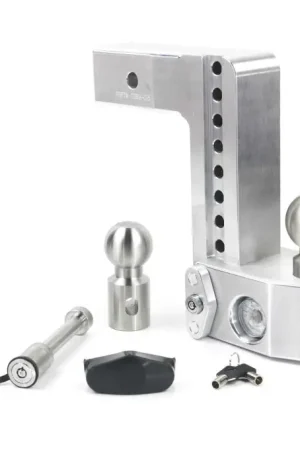 Exclusive Offer Weigh Safe 8in Drop Hitch w/Built-in Scale & 2.5in Shank (10K/18.5K GTWR) w/WS05 - Aluminum