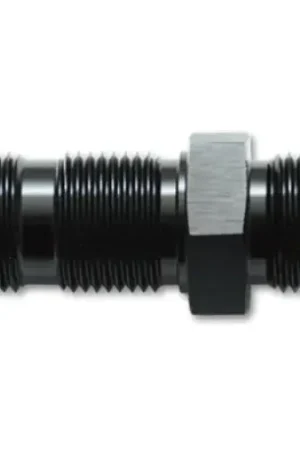 Hot Deal Vibrant -20AN Flare Straight Bulkhead Adapter Fitting - Aluminum