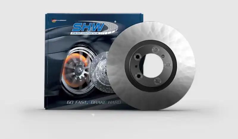 SHW 15-18 Porsche Macan S 3.0L w/o Ceramics Left Front Smooth Monobloc Brake Rotor (95B615301T) Secure Checkout