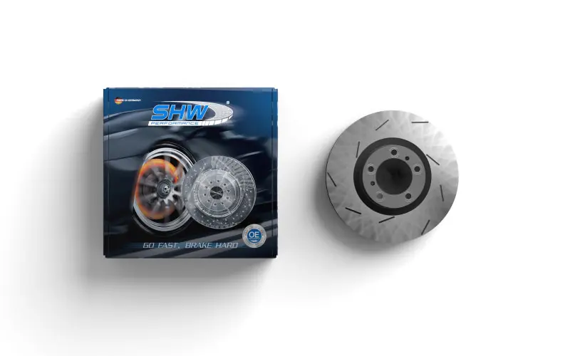Limited Offer SHW 11-16 Porsche Panamera 4 3.6L w/o Ceramics Right Rear Slotted Monobloc Brake Rotor (971615602P)