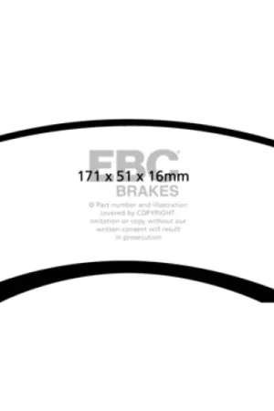 EBC 93-00 Aston Martin Virage 5.3 (PBR Caliper) Redstuff Front Brake Pads Free Shipping