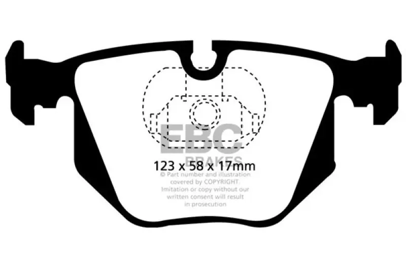 Buy Today EBC 01-07 BMW M3 3.2 (E46) Ultimax2 Rear Brake Pads