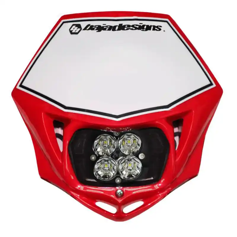 Discount Baja Designs Motorcycle Race Light LED DC Red Squadron Sport
