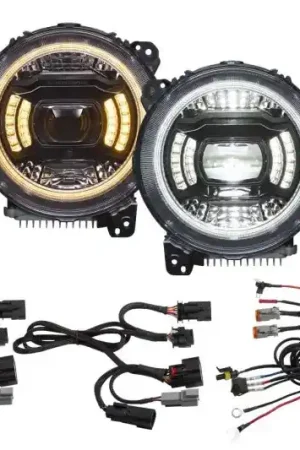 Professional Grade Diode Dynamics 18-23 Jeep JL Wrangler Elite Max LED Headlamps
