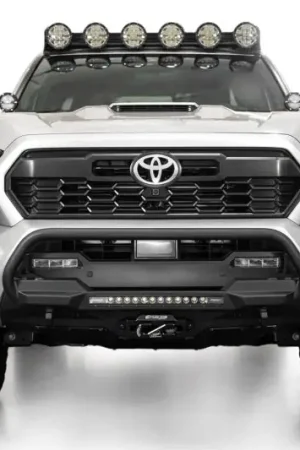 ADD 2024+ Toyota Tacoma Stealth Center Mount Winch Front Bumper w/ Top Hoop Price Drop