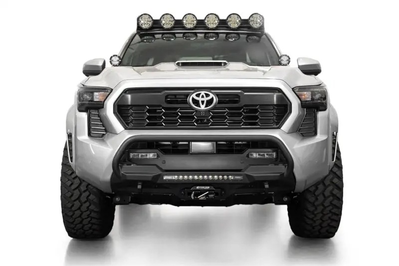 ADD 2024+ Toyota Tacoma Stealth Center Mount Winch Front Bumper w/ Top Hoop Price Drop