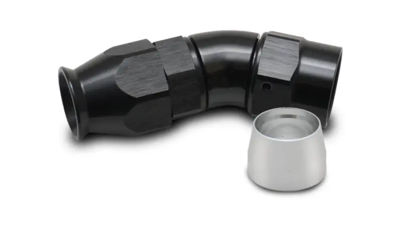 In Demand Vibrant Aluminum 30 Degree One Piece Hose End for PTFE Lined Hose (Size -12AN)