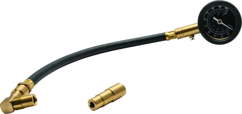 Worldwide Shipping BikeMaster Dual Tire Gauge 100 PSI