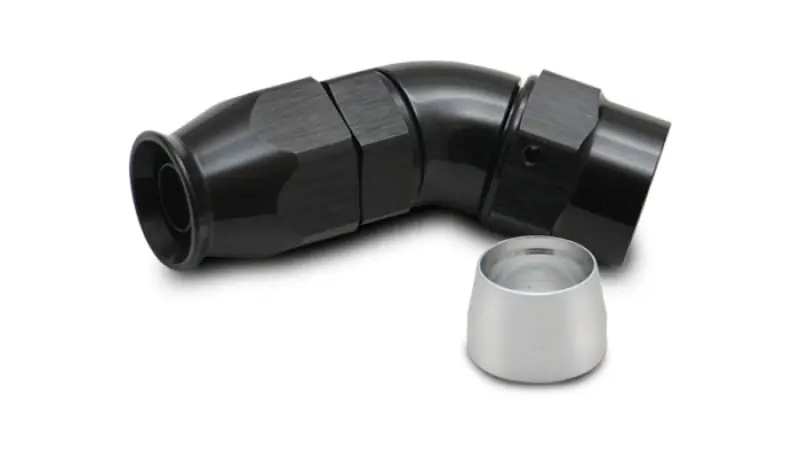 Next Day Delivery Vibrant 1 Piece PFTE Hose End -16 AN 45 Degree