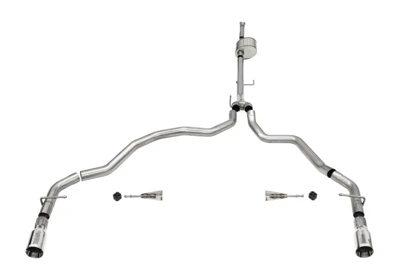 Corsa 2021-2025 Ford F-150 SuperCab/6.5in Bed 5.0L V8 Xtreme Cat-Back Dual Rear Exit-Polished Order Now
