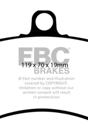 EBC 89-93 Volkswagen Corrado 1.8 Supercharged Ultimax2 Front Brake Pads Price Drop