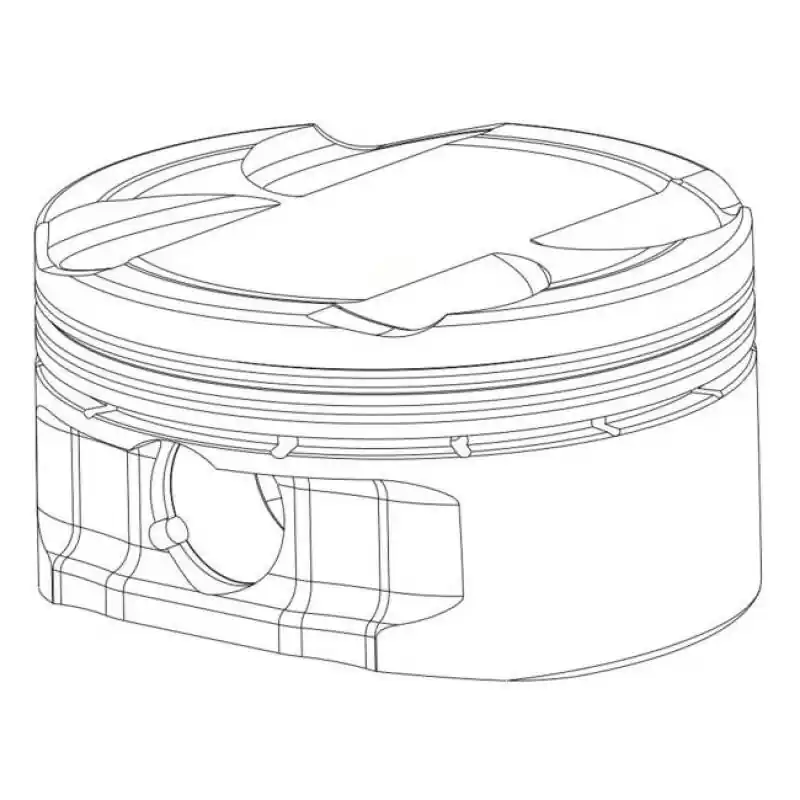 Modern CP Piston & Ring Set for Acura/Honda K24 w/K20A/A2 Bore 87.50mm Size +.50mm Compression Ratio 12