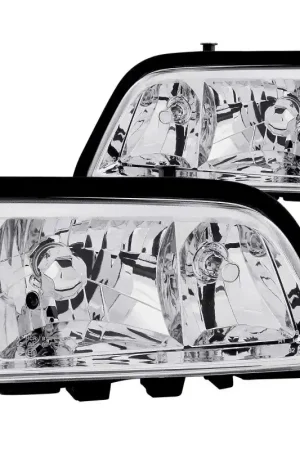 Wholesale ANZO 1994-2000 Mercedes Benz C Class W202 Crystal Headlights Chrome