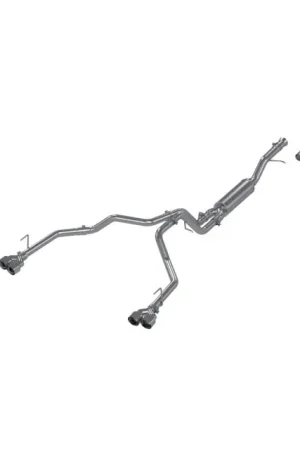 Money Back Guarantee MBRP 2021+ Chevy Tahoe / GMC Yukon Alum. 3in Cat-Back Dual Split Exhaust w/ Quad Tips
