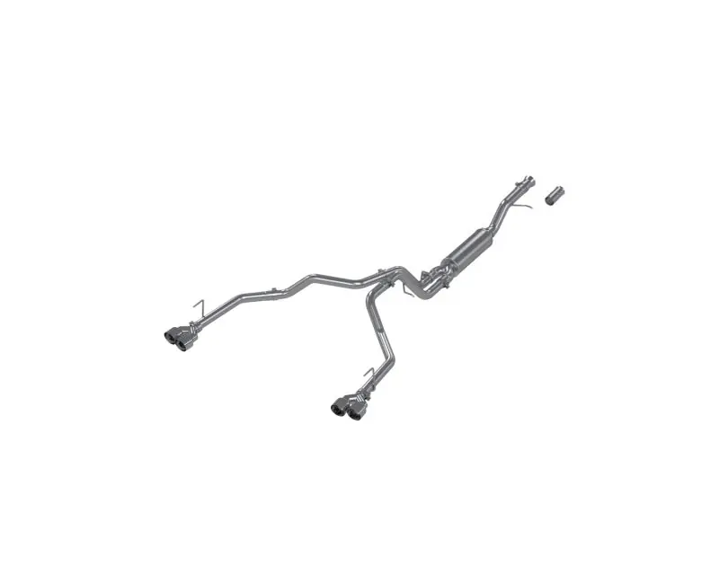 Money Back Guarantee MBRP 2021+ Chevy Tahoe / GMC Yukon Alum. 3in Cat-Back Dual Split Exhaust w/ Quad Tips