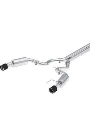 MBRP 2024 Ford Mustang GT S650, 5.0L 3inCat-Back Dual Split Rear with Carbon Fiber Tips (Street) Warranty Included