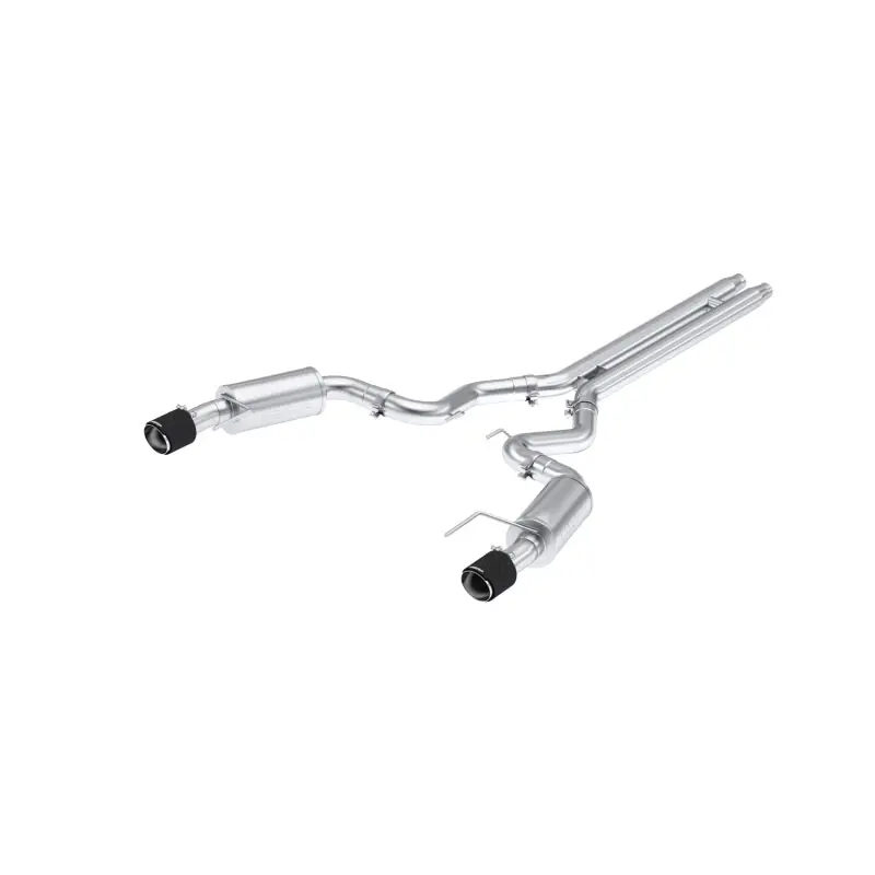 MBRP 2024 Ford Mustang GT S650, 5.0L 3inCat-Back Dual Split Rear with Carbon Fiber Tips (Street) Warranty Included
