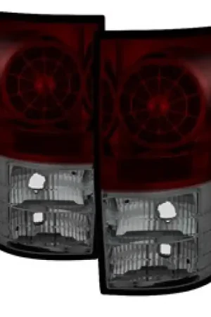 Premium Spyder Toyota Tundra 07-13 LED Tail lights Red Smoke ALT-YD-TTU07-LED-RS