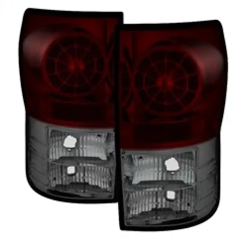 Premium Spyder Toyota Tundra 07-13 LED Tail lights Red Smoke ALT-YD-TTU07-LED-RS