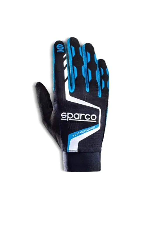 Sparco Gloves Hypergrip+ 10 Black/Blue Best Seller
