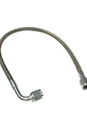 Fan Favorite Fragola -4AN PFTE Ext Black Hose Assembly Straight x 90 Degree 40in