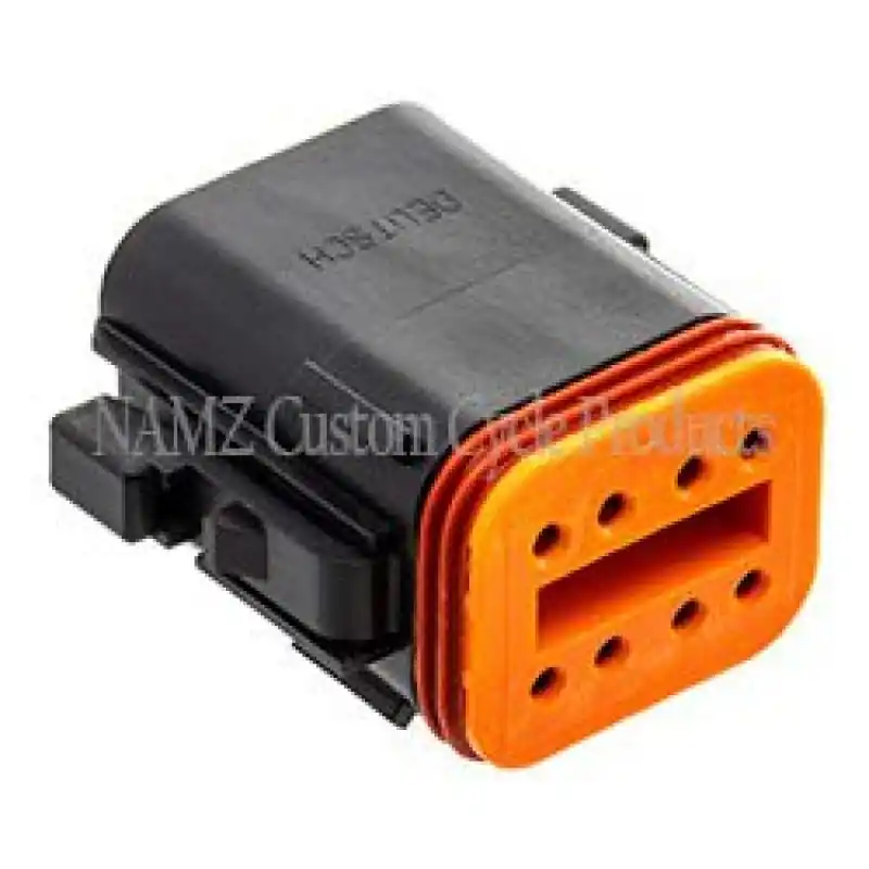 Next Day Delivery NAMZ Deutsch DT Series 8-Wire Plug & Wedgelock - Black (Repl. HD 72118-94BK)