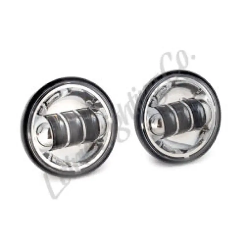 Letric Lighting 1997+ Universal 4 1/2In Black LED Auxiliary Passing Light - Chrome Buy Today