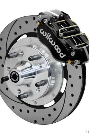 Wilwood Dynapro 4R Front Kit 11.75in SPR Drilled and Slotted Rotors - Black Price Drop