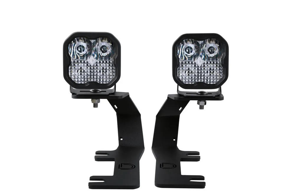 Trending SS3 LED Ditch Light Kit for 2014-2019 Chevrolet Silverado 1500, Pro White Combo Diode Dynamics