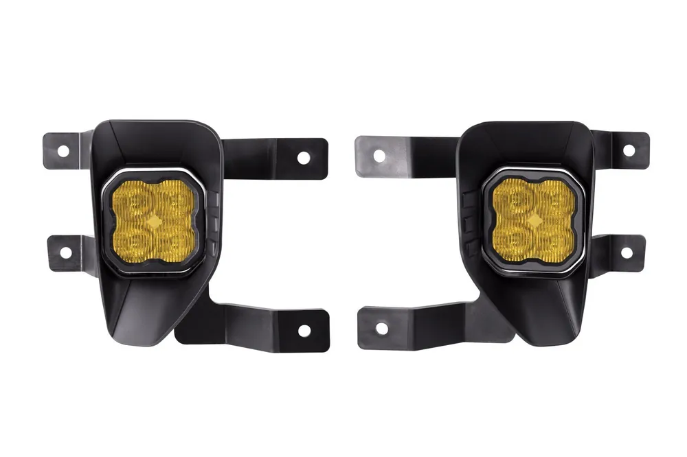 Wholesale SS3 LED Fog Light Kit for 2016-2018 Chevrolet Silverado 1500 Yellow SAE Fog Sport w/ Backlight Diode Dynamics