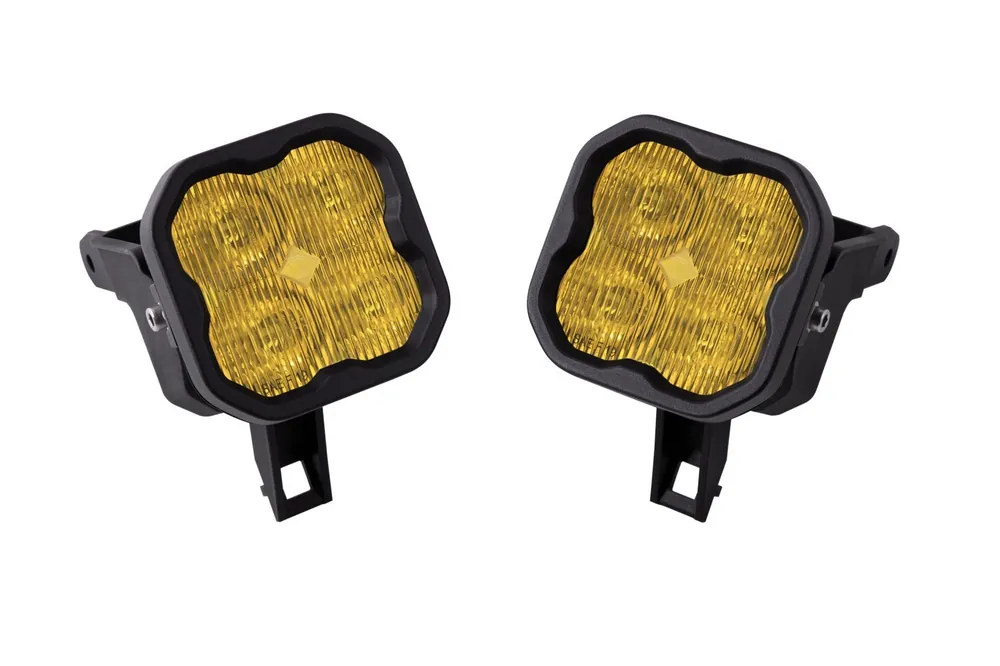 SS3 LED Fog Light Kit for 2000-2005 Ford Excursion Yellow SAE Fog Max w/ Backlight Diode Dynamics Price Drop