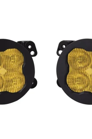 While Supplies Last SS3 LED Fog Light Kit for 2005-2010 Chrysler 300 Yellow SAE Fog Max w/ Backlight Type M Bracket Kit Diode Dynamics