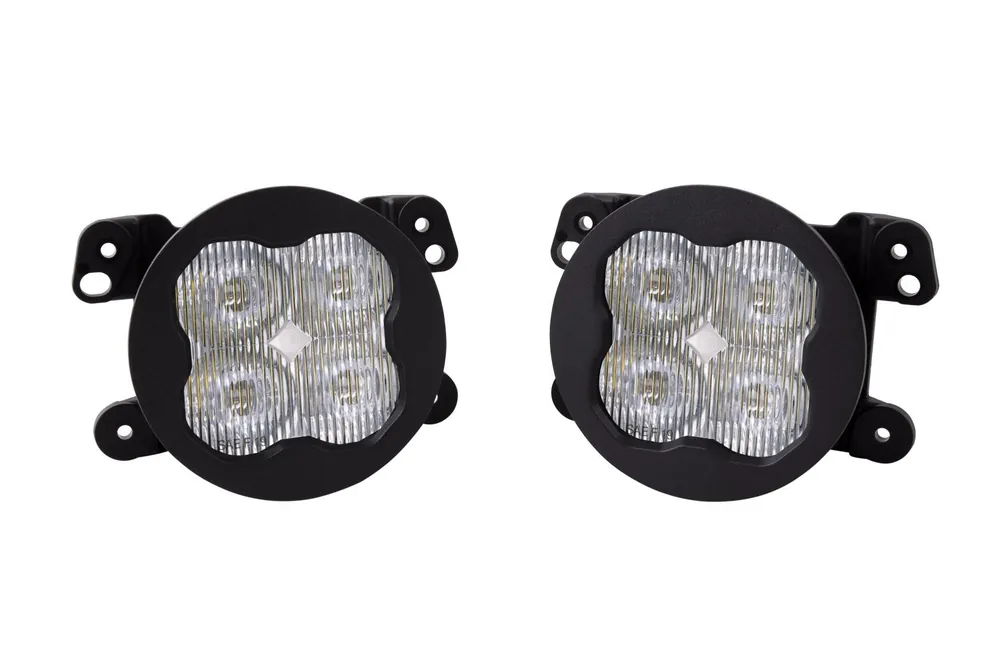SS3 LED Fog Light Kit for 2020-2021 Jeep Gladiator White SAE Fog Pro w/ Backlight Type M Bracket Kit Diode Dynamics Viral