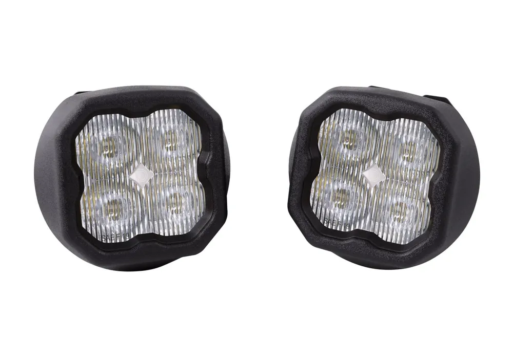 SS3 LED Fog Light Kit for 2007-2013 Chevrolet Avalanche White SAE Fog Pro w/ Backlight Diode Dynamics Limited Edition