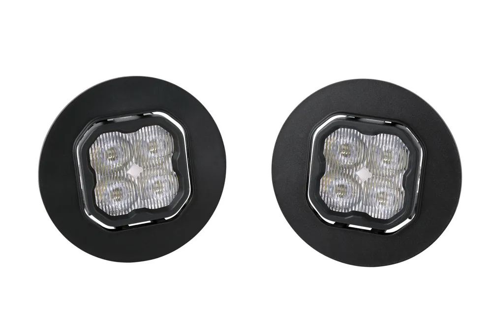 New Arrival SS3 LED Fog Light Kit for 2007-2014 GMC Sierra 2500/3500 White SAE Fog Max w/ Backlight Diode Dynamics