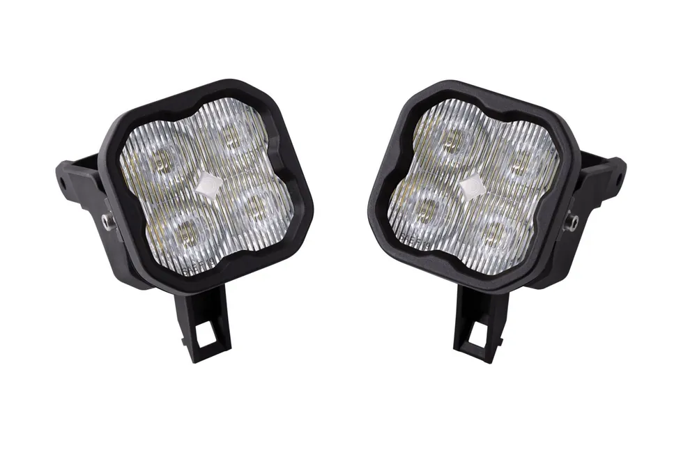 Direct From Factory SS3 LED Fog Light Kit for 2004-2007 Ford Ranger White SAE Fog Max w/ Backlight Diode Dynamics