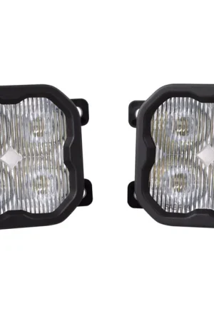 While Supplies Last SS3 LED Fog Light Kit for 2019-2021 Ford Ranger White SAE Fog Sport w/ Backlight Diode Dynamics