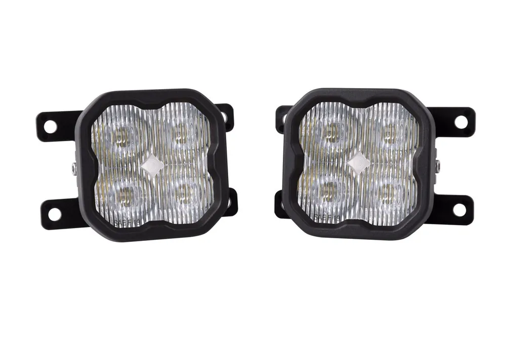 While Supplies Last SS3 LED Fog Light Kit for 2019-2021 Ford Ranger White SAE Fog Sport w/ Backlight Diode Dynamics