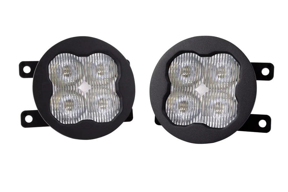 Authentic SS3 LED Fog Light Kit for 2013-2015 Honda Civic Si Sedan White SAE Fog Max w/ Backlight Diode Dynamics