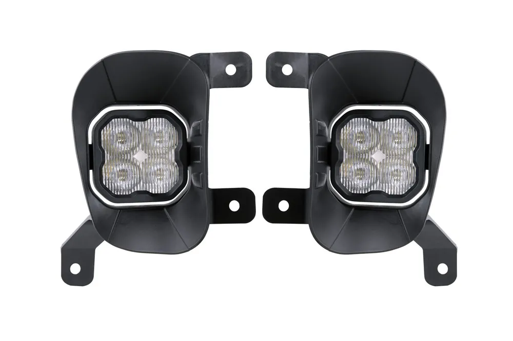 Limited Edition SS3 LED Fog Light Kit for 2013-2018 Ram 1500 White SAE Fog Pro w/ Backlight Diode Dynamics
