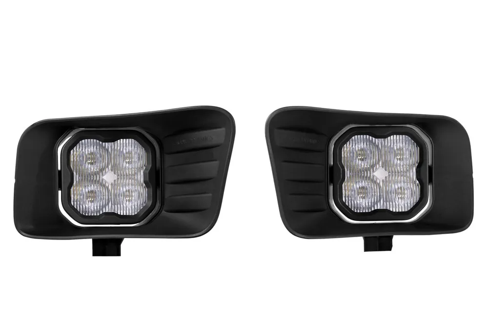 Worldwide Shipping SS3 LED Fog Light Kit for 2009-2012 Ram 1500 White SAE Fog Sport w/ Backlight Diode Dynamics