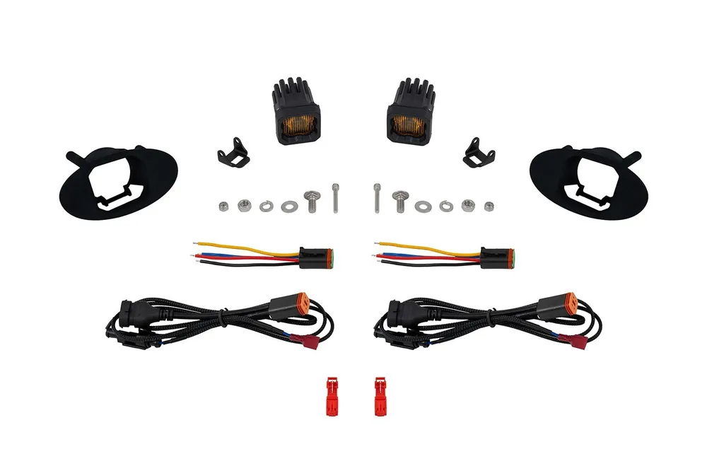 Flash Sale SSC1 SAE/DOT Type HA Fog Light Kit Yellow (3000K) 3569 Yellow SAE Fog Diode Dynamics