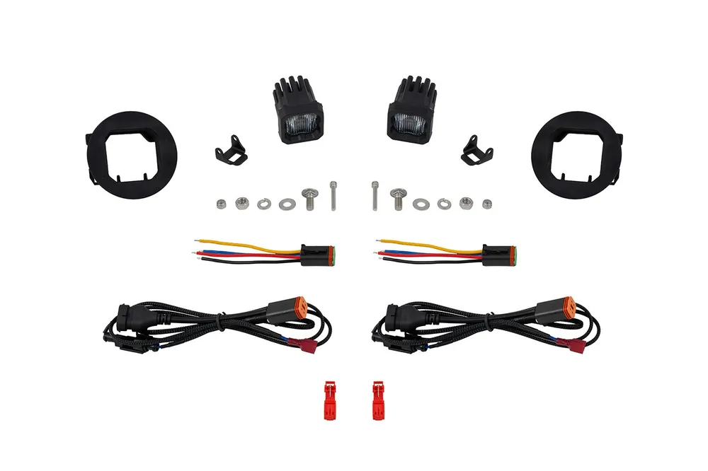 SSC1 SAE/DOT Type GBS Fog Light Kit Cool White (6000K) 3569 White SAE Fog Diode Dynamics Special Discount
